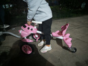 贝趣漂移车儿童三轮车飞机车脚踏车3-6岁扭扭车男孩女孩生日礼物 加大粉色 丨座椅调节+橡胶轮+礼盒 实拍图