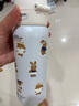 杯具熊（BEDDYBEAR）海浪双饮保温杯男女带杯套吸管水杯大容量学生杯子500ml假日邦尼 实拍图