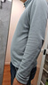 黑冰男款抗菌轻量舒适保暖1/2拉链抓绒衣保暖打底男装 FAF1101 灰色 M 实拍图