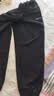 鸿星尔克运动裤男春夏季新款户外休闲梭织束口长裤九分裤男士裤子卫裤男裤 【四季常规束脚款】正黑-2103 L 实拍图