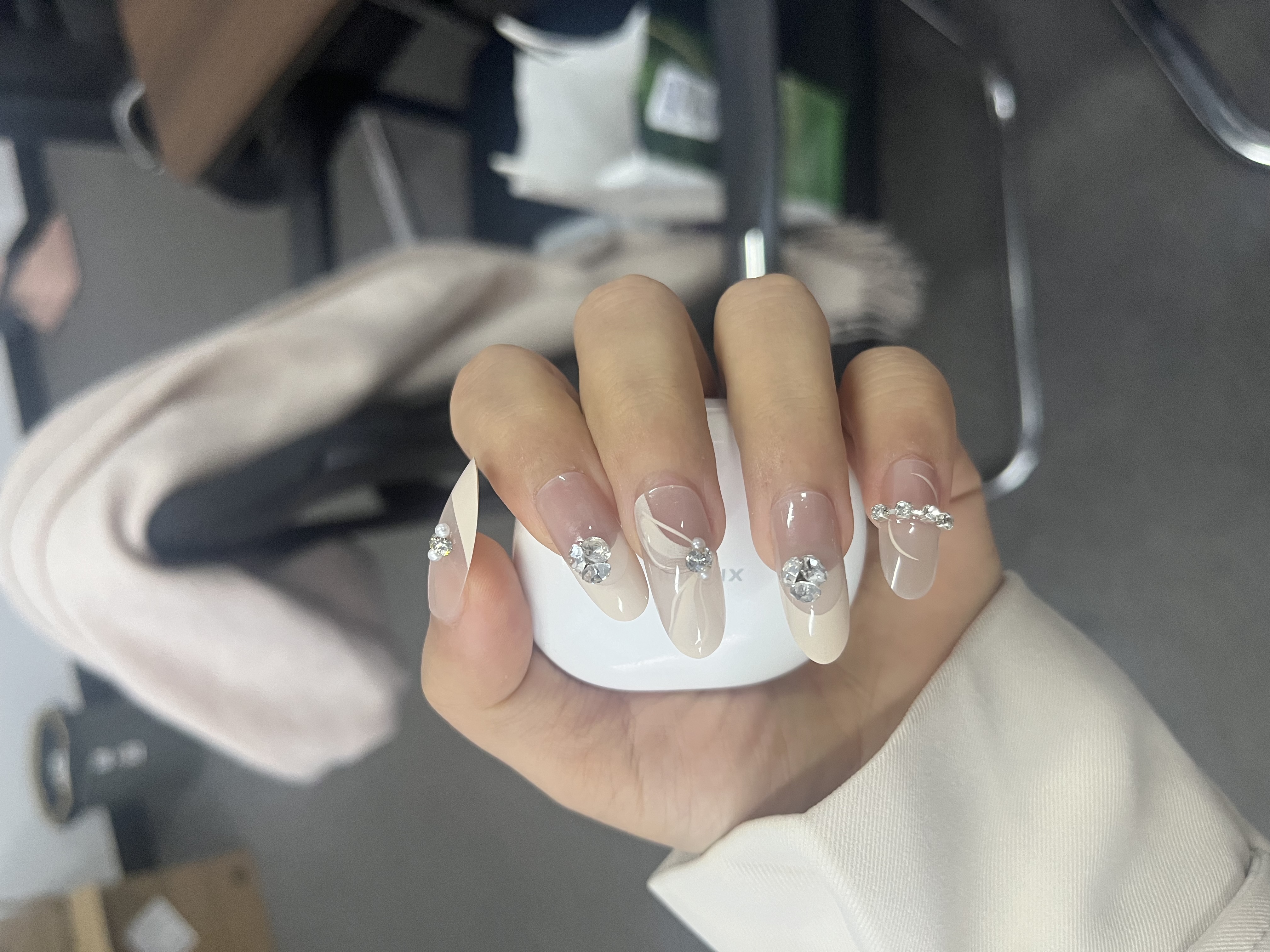 晨色穿戴甲美甲贴片【香风花瓣】指甲贴成人甲片中短款24片可拆带工具 实拍图