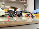米家小米方框偏光太阳镜 高清男士女款墨镜开车防紫外线眼镜 曜石黑 实拍图