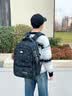 MOSQINOR书包男生初高中生新款大容量背包男小学生3-6年级减负护脊双肩包 大号迷彩黑【含挂件/约45L适合初中/高中生】 实拍图