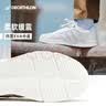 迪卡侬板鞋男秋透气低帮仿皮休闲鞋防泼水小白鞋黑色运动鞋5411505 实拍图