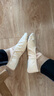 智友伴成人舞蹈鞋芭蕾舞专业练功鞋女软底免系带儿童跳舞肤色形体猫爪鞋 实拍图