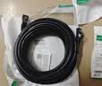 绿联超六类网线 CAT6A类万兆成品网线 家用电脑网络宽带工程跳线8芯双绞线兼容千兆2.5g 黑色25米55165 实拍图