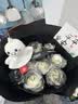 乐蕾迪 车载车内装饰品女生可爱晴天娃娃平安后视镜挂件毛绒汽车挂件 实拍图