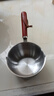 热油小锅泼油锅加厚不锈钢木柄防烫带刻度双倒流口不挂油无涂层 【木柄】爆款300ml 实拍图