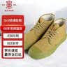 安全牌（AN QUAN PAI）绝缘鞋 5KV电工鞋 劳保工作透气帆布解放鞋Z005 军绿高帮男女 40 实拍图