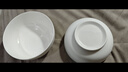 纯白陶瓷汤碗甜品碗沙拉碗新款陶瓷高档面碗家用碗直口大容量汤碗 纯白6英寸直口碗【2只装】 实拍图