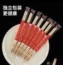 优奥一次性筷子300双独立装八方来财红色结婚外卖餐具用品加粗5.5商用 实拍图