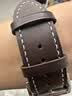 MSSM适用苹果手表表带apple watch爱马仕款iwatch S11小牛皮真皮表带ultra3/2/S10/9/Se3商务表带 深棕 实拍图