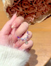 礼意久久【施华洛世奇水晶】紫藤花项链女款2026新款轻奢高级感生日礼物 女孩女士高端礼物高级小众物女生成人礼物【温柔紫】 【镶施华洛世奇水晶】女士项链生日礼物女士送女生 实拍图