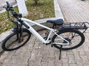 永久锂电池助力电动自行车禧玛诺变速超长续航山地车男女士双碟刹单车 F58多彩白【助力续航约20-30KM】线碟 26英寸 实拍图