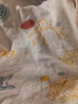 爱贝迪拉（AIBEDILA） 新生儿包单宝宝产房棉襁褓巾裹布婴儿包被抱被春秋双层 海洋 实拍图