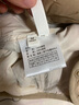 茵曼（INMAN）轻薄简约无领短款羽绒马甲女士2025新款可内搭可外穿薄款外套 卡其色 M 实拍图