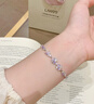礼意久久【施华洛世奇水晶】四叶草手链女生生日礼物女士520送女朋友礼物 520礼物送女友实用走心高级520送老婆礼物【温柔紫】 【镶施华洛世奇水晶】520情人节礼物520礼盒轻奢高级感 实拍图