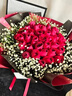 幽客玉品鲜花速递红玫瑰花束表白送女友老婆生日礼物全国同城配送 33朵红玫瑰花束—女王款 实拍图