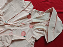 牧萌儿童防晒衣男女童防晒服夏季冰丝凉感宝宝防晒外套披肩 水蜜桃 M 实拍图