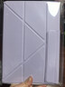 太空石适用华为matepad11.5s保护套平板保护壳柔光版2024/25款笔槽灵动款透明磁吸11.5英皮套超轻薄防摔 【羽砂紫】Y型磁吸-横竖支撑-送钢化膜 MatePad11.5S【24/25】灵 实拍图