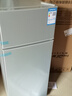 新飞冰箱家用一级能效 租房用小型二门电冰箱冷藏冷冻两用1-2人双门小冰箱办公室迷你小户型 【一级能效】86A138银色+保温盒款/HOT 实拍图