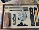 荣宝斋 文房四宝套装 大师手作毛笔墨纸砚全套 墨锭砚台镇纸石章 高档书法收藏精品礼盒 宋韵风雅 实拍图