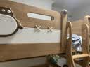 全友家居 实木高低床男孩女孩青少年原木风上下铺床1.5米可进扫地机 实拍图