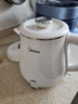 美的（Midea）电热水壶钛材质自动断电外塑内钢艺术家1.8L大容量泡茶家用一键保温 恒温MK-SH60a-Q 实拍图
