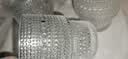 日式浮雕杯咖啡杯高颜值网红玻璃杯隔热耐热玻璃杯家用杯子 叠叠杯一个装 190ml 实拍图