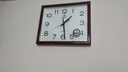 POWER霸王钟表 现代简约方形挂钟客厅家用挂墙时钟长43cmBW23040J2 实拍图