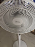 美的（Midea）【闪拆系列】一键闪电拆装直流变频家用语音电风扇一级能效轻音落地扇大风力卧室立式电扇SDJ30BC 实拍图
