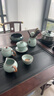 京东京造 整套茶具 天青汝窑茶壶功夫茶具套装 雨润天青18件套礼盒装 实拍图