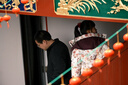 京东京造白鹅绒羽绒服男冬季新款商务通勤加厚保暖外套男翻领 黑色 L 实拍图