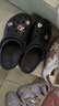 卡骆驰（CROCS）云朵女鞋洞洞鞋厚底增高凉鞋沙滩鞋凉拖鞋 云朵洞洞鞋+彩虹智必星 实拍图
