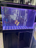 森森（SUNSUN）大型鱼缸底过滤水族箱客厅家用落地玻璃生态金鱼缸 超白款升级底滤 1米长42cm宽（黑白灰可选） 实拍图