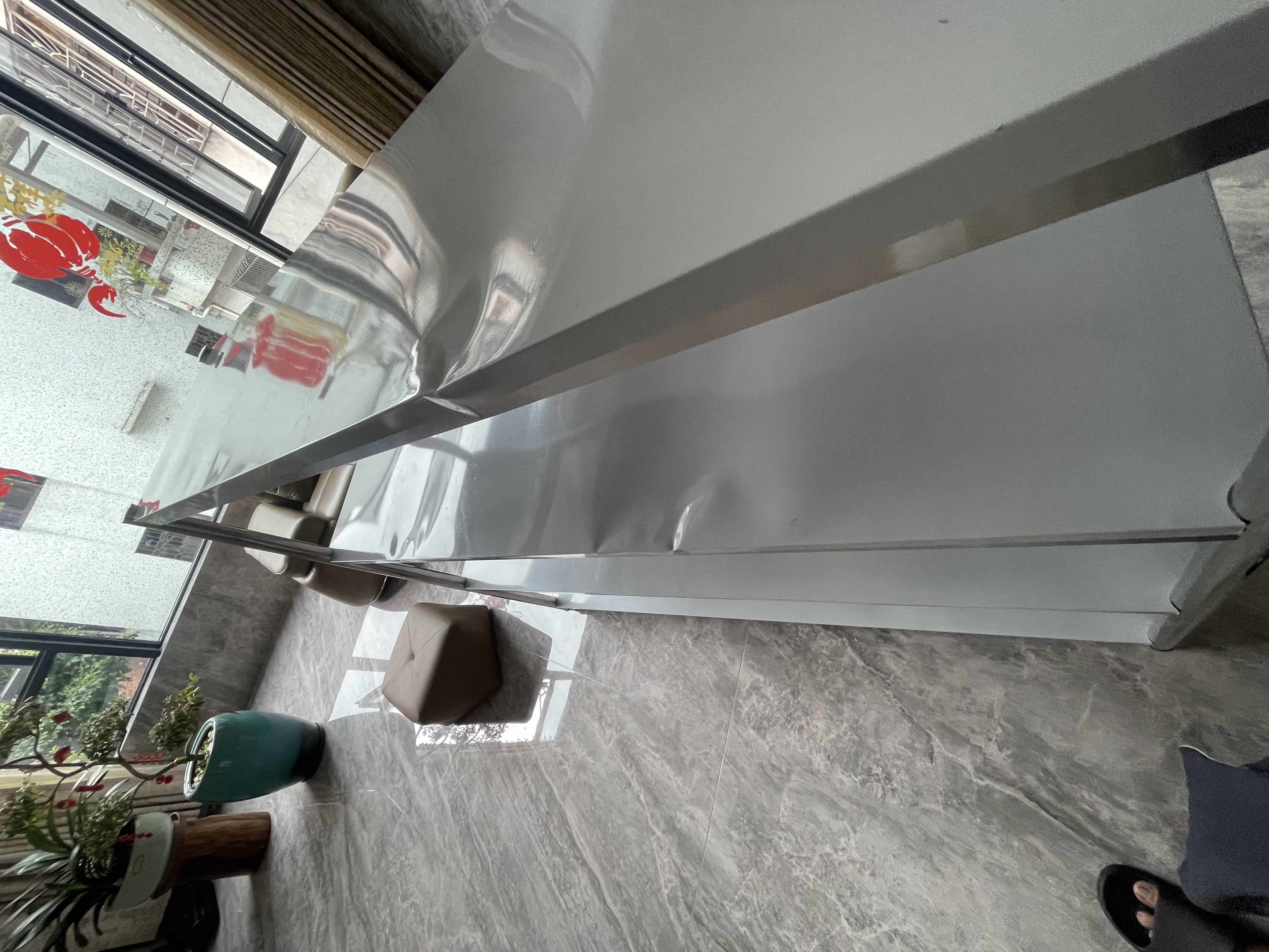UOEN不锈钢厨房置物架多功能落地微波炉储物收纳工作台绣钢书货层架子 实拍图