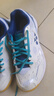 尤尼克斯（YONEX）羽毛球鞋yy入门级训练减震动力垫男女SHB101CR白/蓝 40码 实拍图