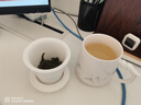 宅轻松 羊脂玉水墨茶杯陶瓷茶水分离过滤泡茶茶具中式带盖泡茶公道杯 实拍图
