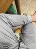 猫人休闲裤男春秋季男士裤运动潮牌户外宽松裤子 浅灰束口 2XL 实拍图
