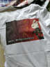 貂卡纯棉团队服班服T恤定制定做短袖男女文化衫广告衫工作服印字logo 黑色 S 实拍图