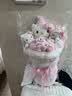 AWHAHelloKitty玩偶花束库洛米卡通毛绒玩偶花束生日礼物送女朋友 生日帽hellokitty玩偶花束+礼袋灯串 实拍图