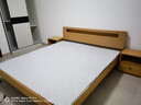 图柔【顺丰闪发】床实木床现代简约双人床主卧大床单人床出租床 单床+5CM床垫+床头柜*1个 1.5*2米 框架结构 实拍图