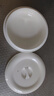 拜杰陶瓷蒸饭碗蒸菜碗蒸蛋碗带盖家用鸡蛋羹隔水蒸纯白蒸碗炖盅6寸 实拍图