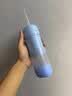 松下（Pansonic）同款电动冲牙器家用便携超声波洗牙器伸缩水箱除牙石防水口腔洁牙结石儿童成人 伸缩款-渐变粉蓝-配四个头  洁齿护龈 4支喷头 实拍图