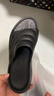 京东京造【厚底舒缓】运动拖鞋缓震防滑新款外穿EVA拖鞋男士 黑色 40-41 实拍图