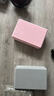 匹克瑜伽砖高密度环保舞蹈砖儿童练功泡沫砖成人瑜伽辅助工具一对粉灰 实拍图