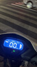 五羊-本田电动摩托车 e-SCR长续航踏板电动车1200W高速铅酸鼓刹72V20Ah外卖上班代步电摩电瓶车塔夫绸白 实拍图