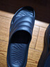 京东京造【厚底舒缓】运动拖鞋缓震防滑新款外穿EVA拖鞋男士 黑色 42-43 实拍图