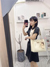 纪诗哲女包2026新款包包女士斜挎托特包送老婆女友生日礼物 米白色【2026年时尚款】 品牌礼盒装 实拍图
