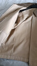 优衣库女装休闲拉链短茄克/外套巴恩风翻领时尚夹克479208 32 深米色 S /155/80A 实拍图